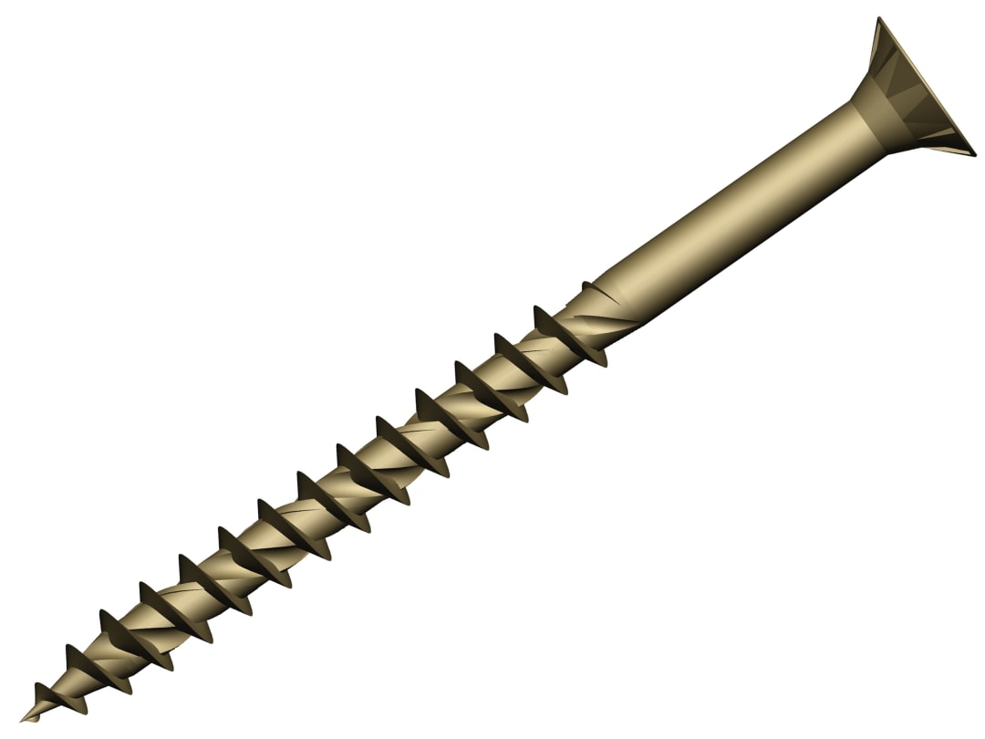 ForgeFix ForgeFast TORX® Compatible Decking Screws CSK Tan 4.5x50 T25 Tub 600 FFDS4550TT