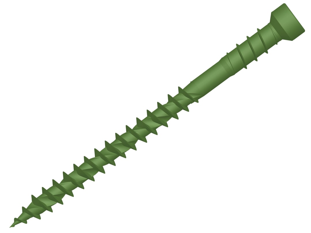 ForgeFix ForgeFast TORX® Compatible Decking Screws Reduced Head Green 4.5x50 T15 Tub 600 FFDSC4550GT