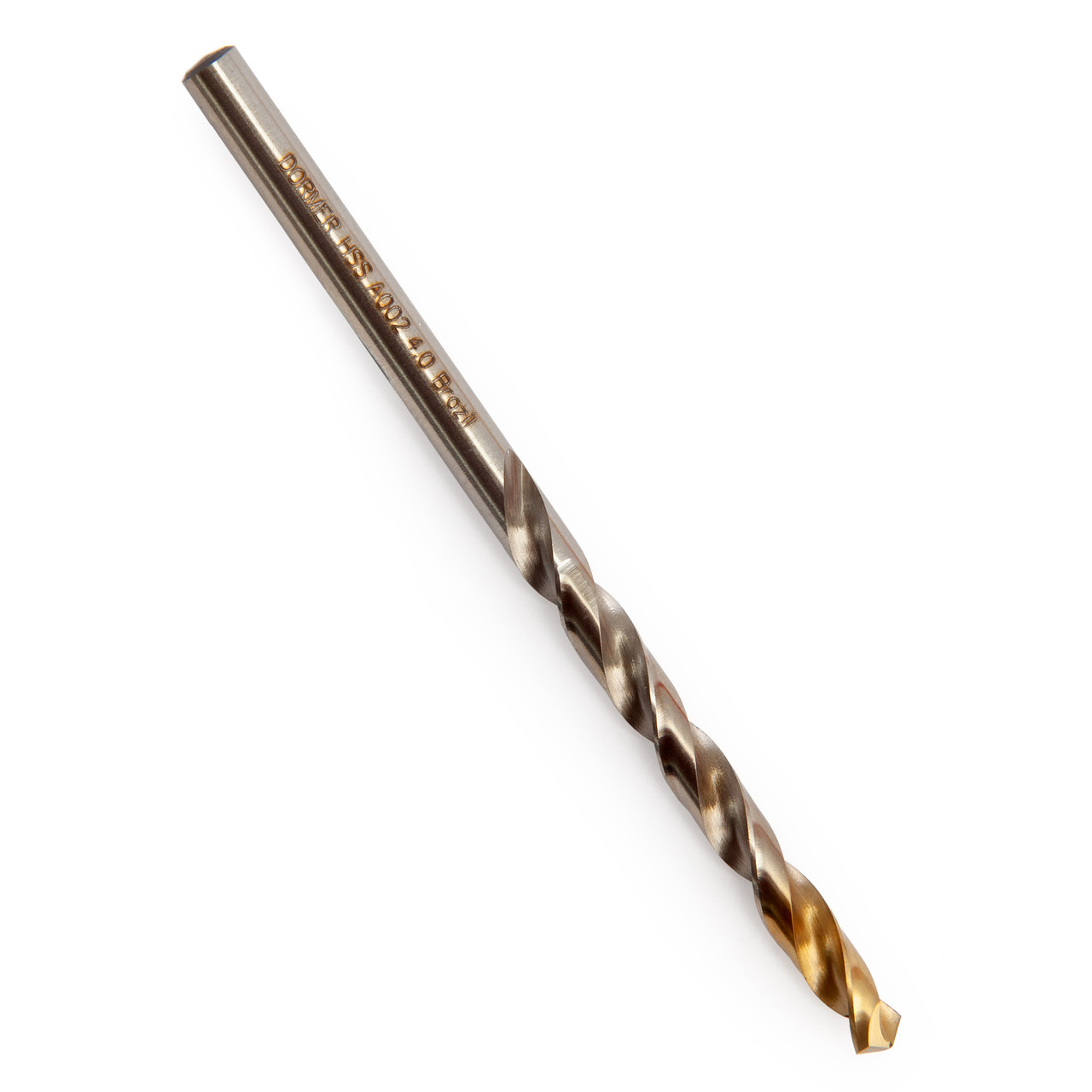 Dormer A002 HSS-TiN Coated Jobber Drill 4.00mm OL:75mm WL:43mm A0024.0