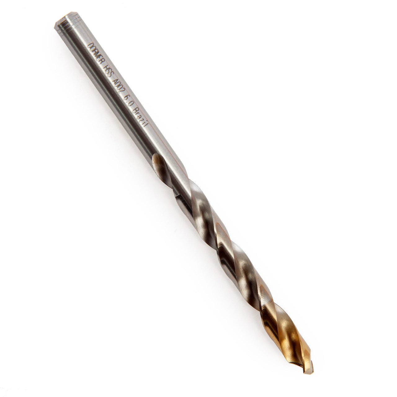 Dormer A002 HSS-TiN Coated Jobber Drill 6.00mm OL:93mm WL:57mm A002S6.0