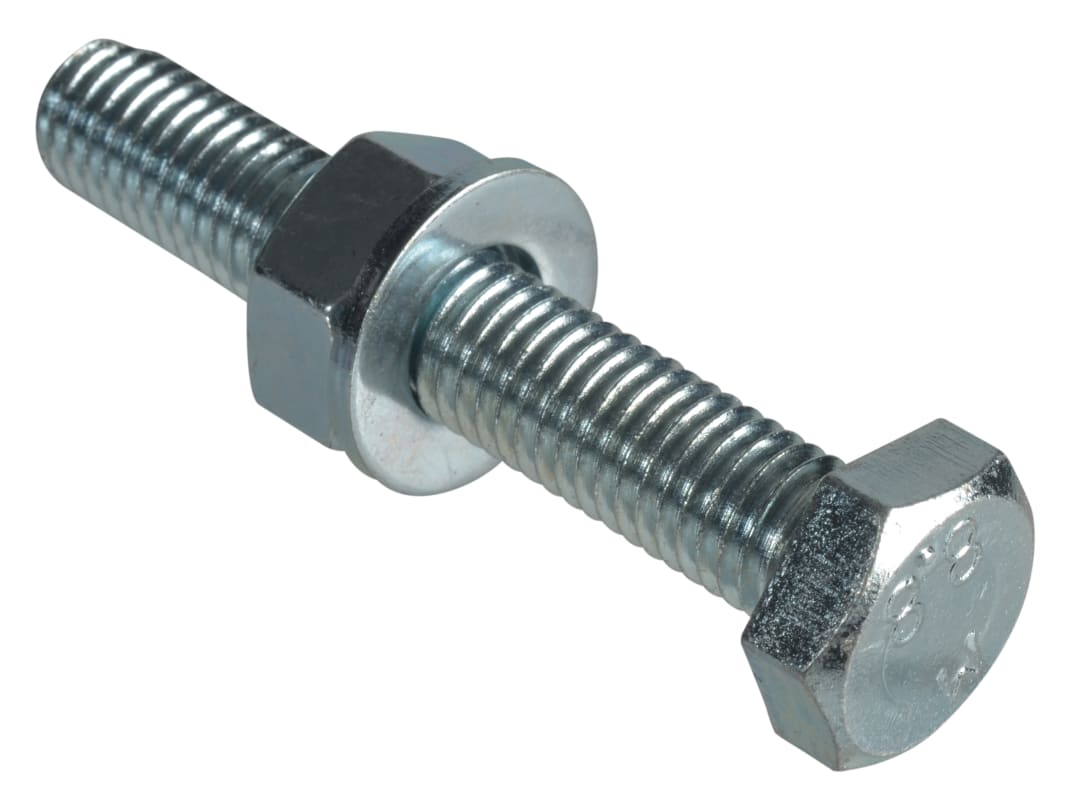 ForgeFix High Tensile Set Screw ZP M10 x 60mm ForgePack 2 FPHBN1060