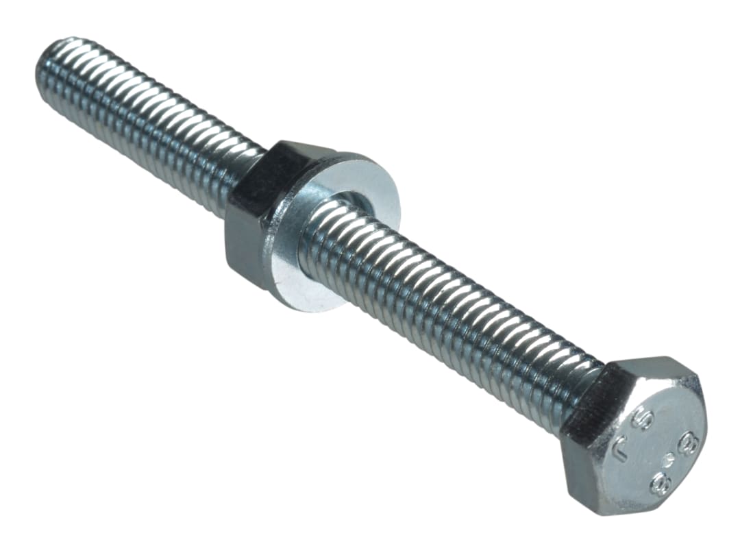 ForgeFix High Tensile Set Screw ZP M6 x 60mm ForgePack 4 FPHBN660