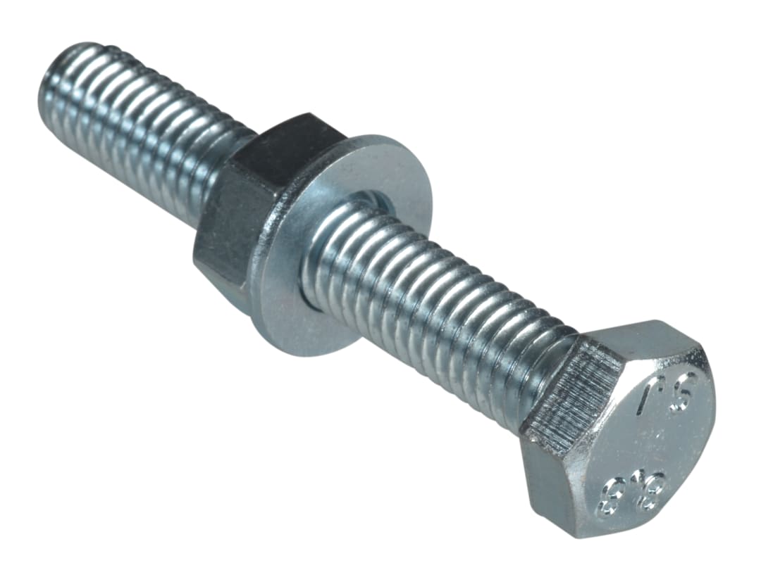 ForgeFix High Tensile Set Screw ZP M8 x 50mm ForgePack 4 FPHBN850