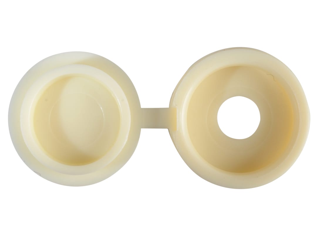 ForgeFix Hinged Cover Cap Cream No. 6-8 ForgePack 20 FPHCC3