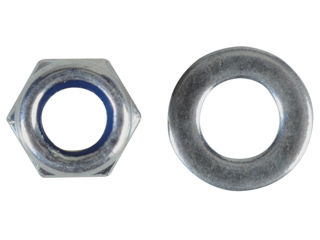 ForgeFix Nyloc Nuts & Washers Zinc Plated M5 ForgePack 40 FPNYLOC5