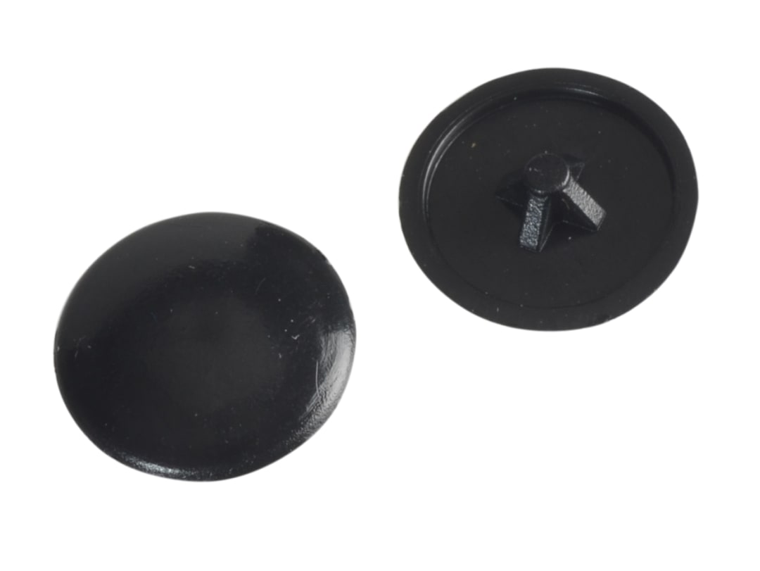 ForgeFix Pozi Compatible Cover Cap Black No.6-8 Forge Pack 50 FPPCC2