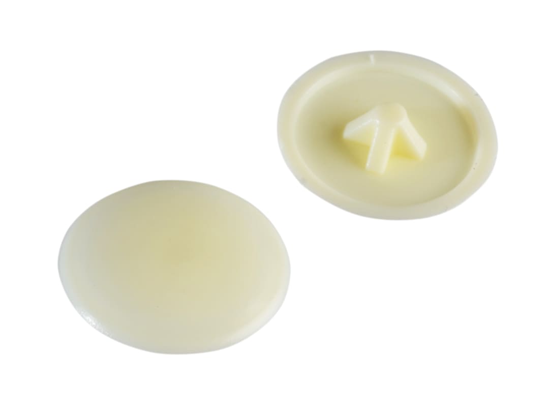 ForgeFix Pozi Compatible Cover Cap Cream No.6-8 Forge Pack 50 FPPCC3