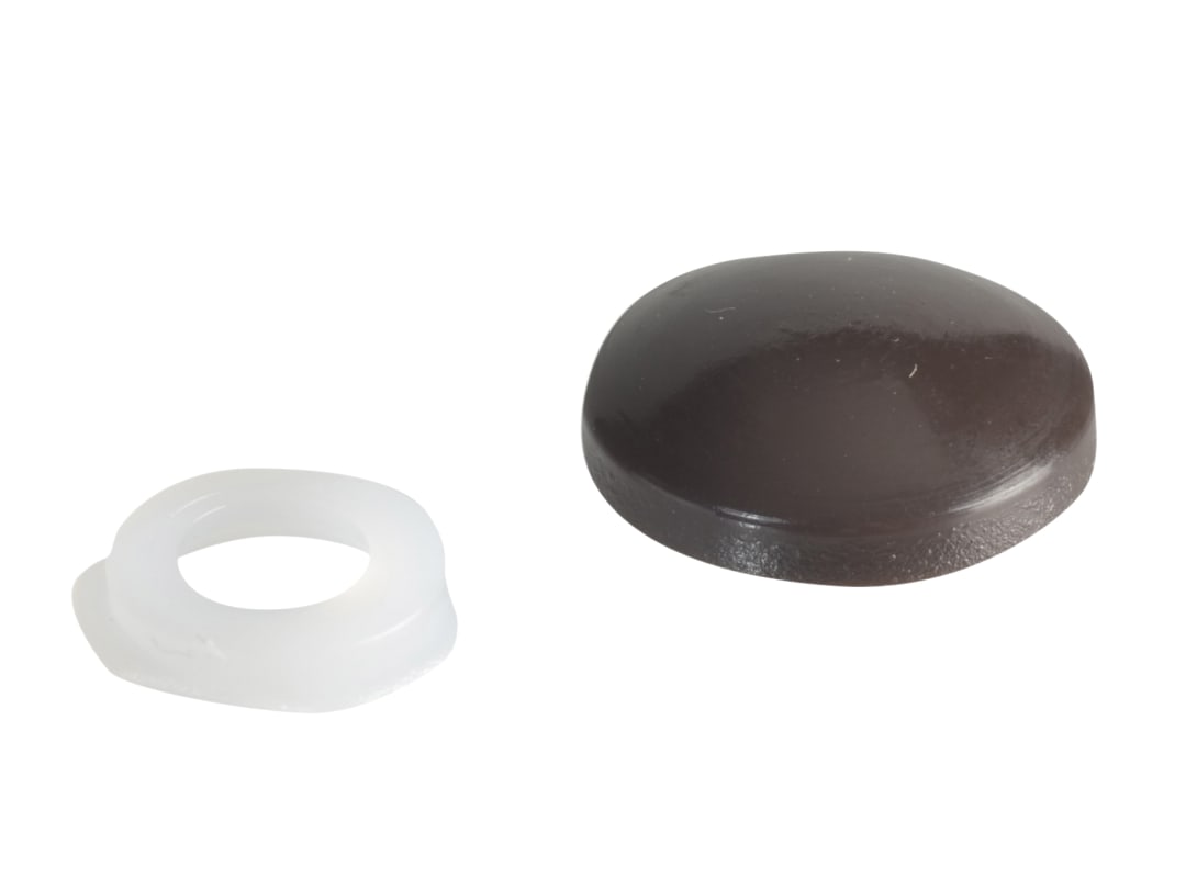 ForgeFix Domed Cover Cap Dark Brown No. 6-8 ForgePack 20 FPPDT1