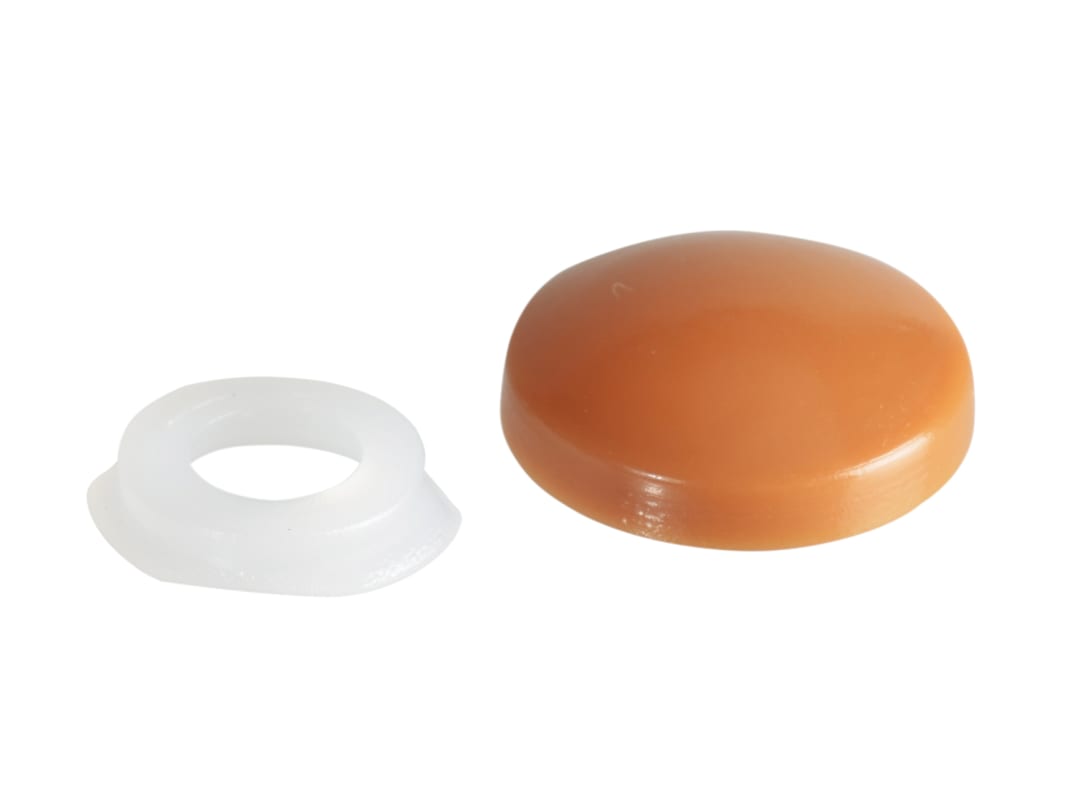 ForgeFix Domed Cover Cap Light Brown No. 6-8 ForgePack 20 FPPDT4