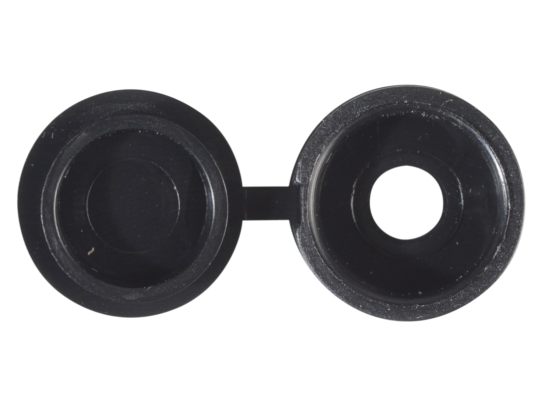 ForgeFix Hinged Cover Cap Black No.10-12 Bag 100 100HCC2L