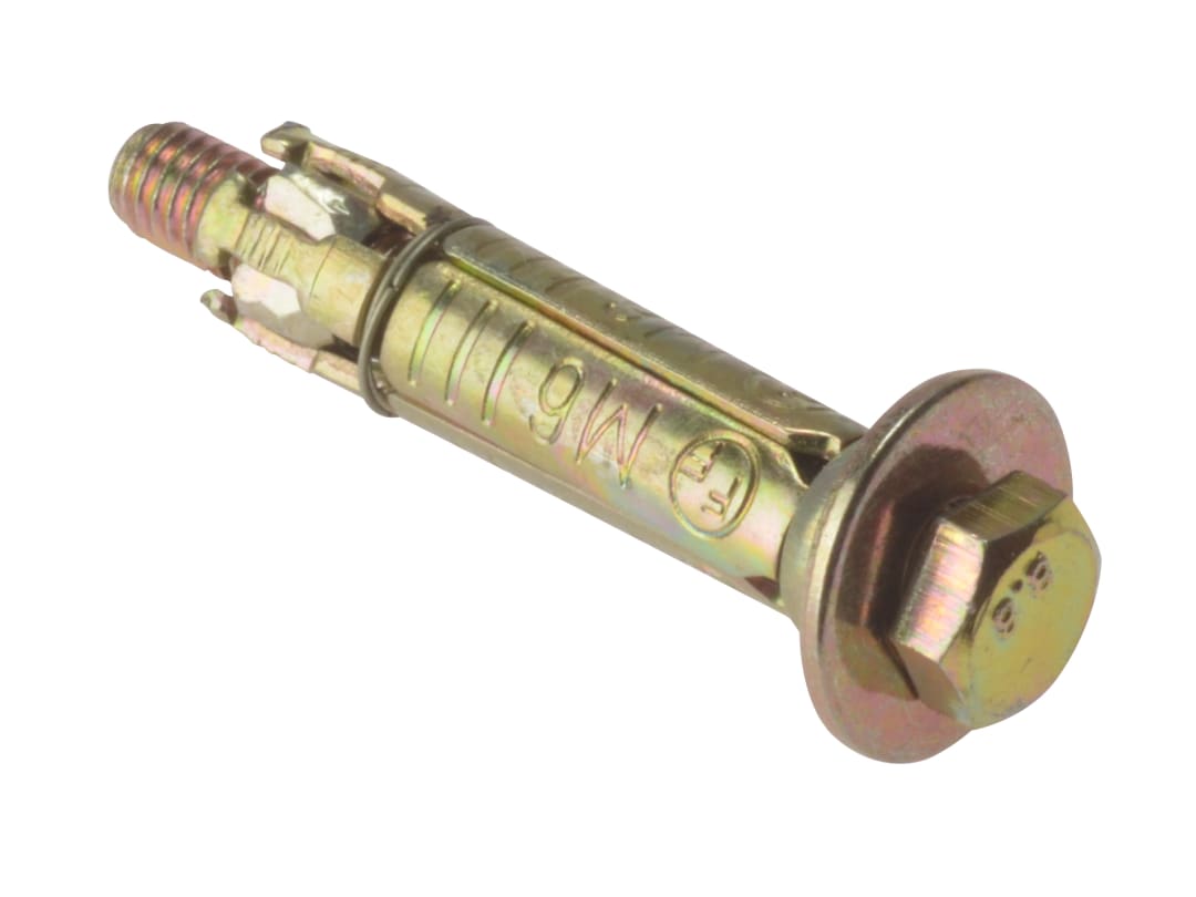 ForgeFix Masonry Anchor Bolt Loose ZYP M6 x 10mm Bag 10 10LB610