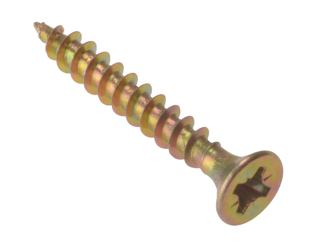 ForgeFix Multi-Purpose Pozi Compatible Screw CSK ST ZYP 3.5 x 15mm Box 200 MPS3515Y