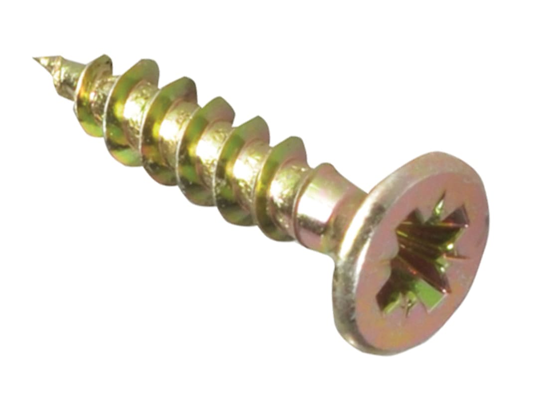 ForgeFix Multi-Purpose Pozi Compatible Screw CSK ST ZYP 4.0 x 17mm Box 200 MPS417Y