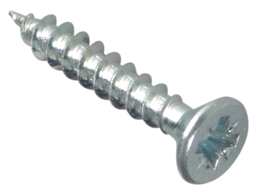 ForgeFix Multi-Purpose Pozi Compatible Screw CSK ST ZP 4 x 25mm Box 200 MPS425ZP