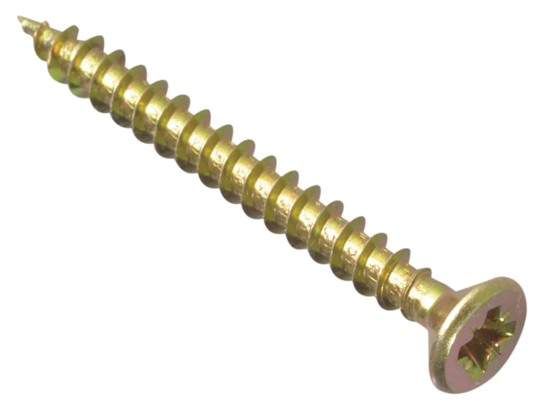 ForgeFix Multi-Purpose Pozi Compatible Screw CSK ST ZYP 4.5 x 45mm Box 200 MPS4545Y