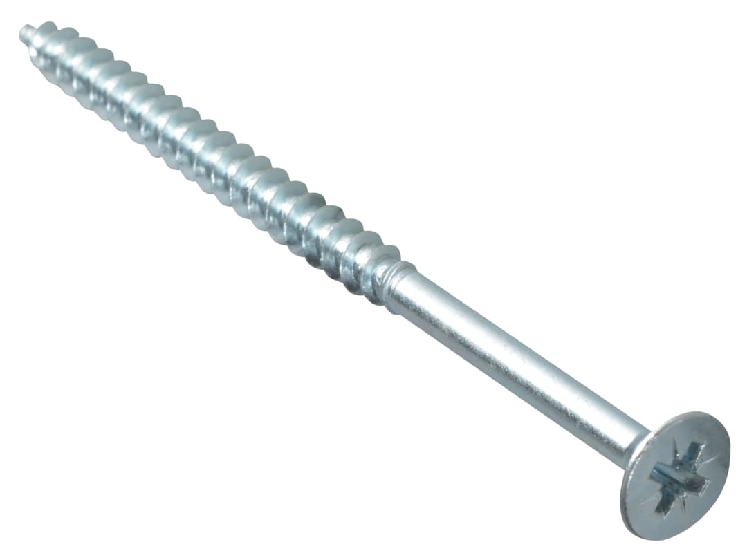 ForgeFix Multi-Purpose Pozi Compatible Screw CSK ST ZP 5 x 80mm Box 100 MPS580ZP