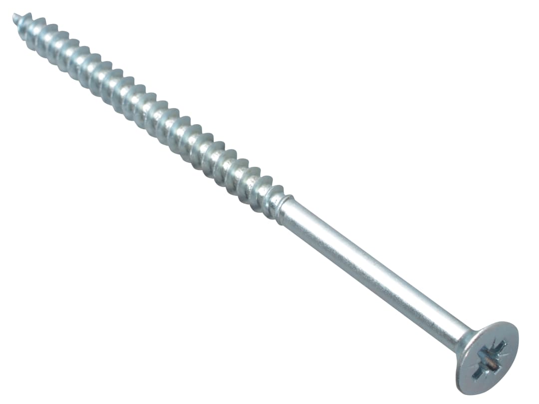 ForgeFix Multi-Purpose Pozi Compatible Screw CSK ST ZP 5 x 90mm Box 100 MPS590ZP