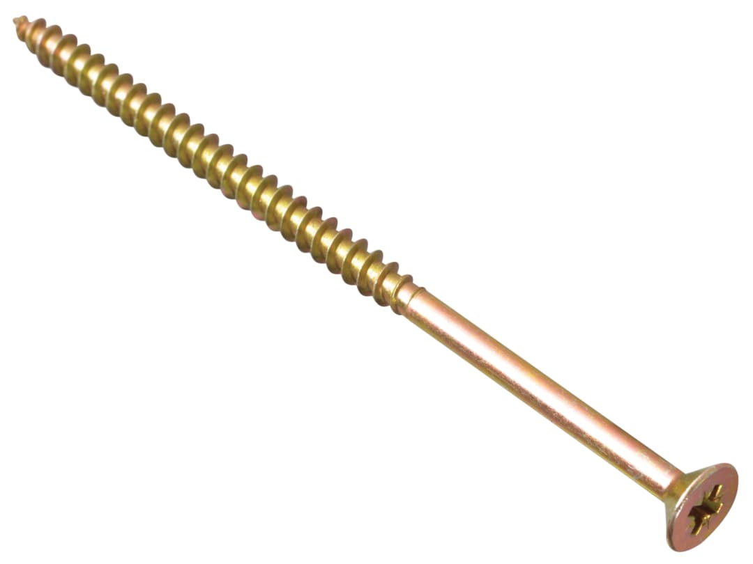 ForgeFix Multi-Purpose Pozi Compatible Screw CSK ST ZYP 6.0 x 150mm Box 100 MPS6150Y