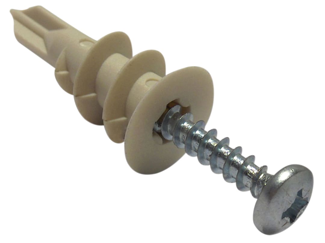 ForgeFix Cavity Wall Nylon Speed Plug 4.5 x 35mm Box 100 NSP421