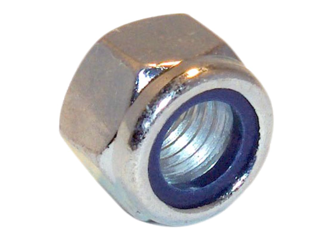 ForgeFix Hexagon Nut & Nylon Insert ZP M12 Bag 50 50NYLOC12