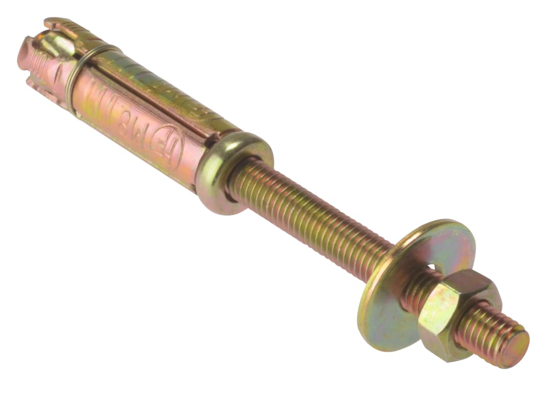 ForgeFix Masonry Anchor Bolt Projecting ZYP M8 x 80mm Bag 10 10PB880
