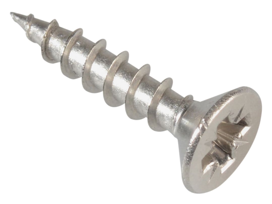 ForgeFix Multi-Purpose Pozi Compatible Screw CSK ST S/Steel 3.5 x 16mm Box 200 POZI3516SS
