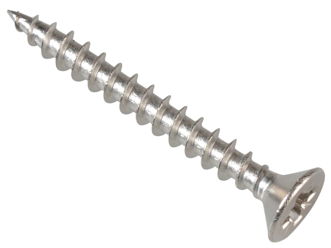 ForgeFix Multi-Purpose Pozi Compatible Screw CSK ST S/Steel 3.5 x 30mm Box 200 POZI3530SS