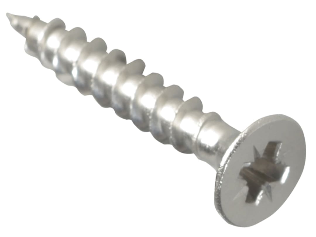 ForgeFix Multi-Purpose Pozi Compatible Screw CSK ST S/Steel 4.0 x 25mm Box 200 POZI425SS