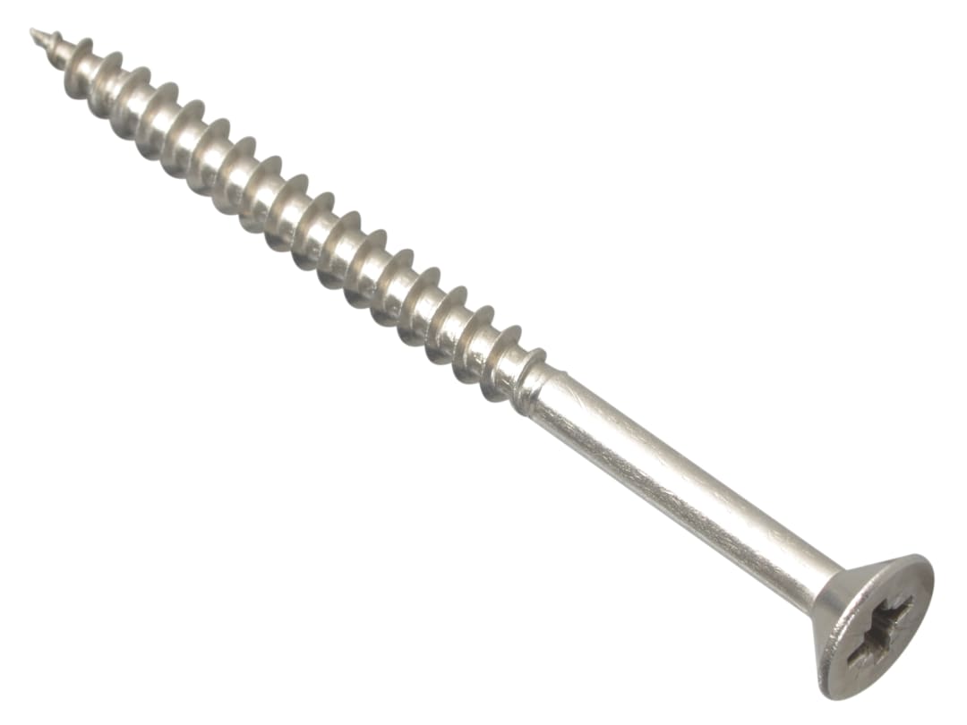 ForgeFix Multi-Purpose Pozi Compatible Screw CSK ST S/Steel 5.0 x 70mm Box 100 POZI570SS