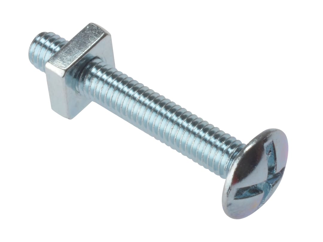 ForgeFix Roofing Bolt ZP M8 x 40mm Bag 25 25RBN840