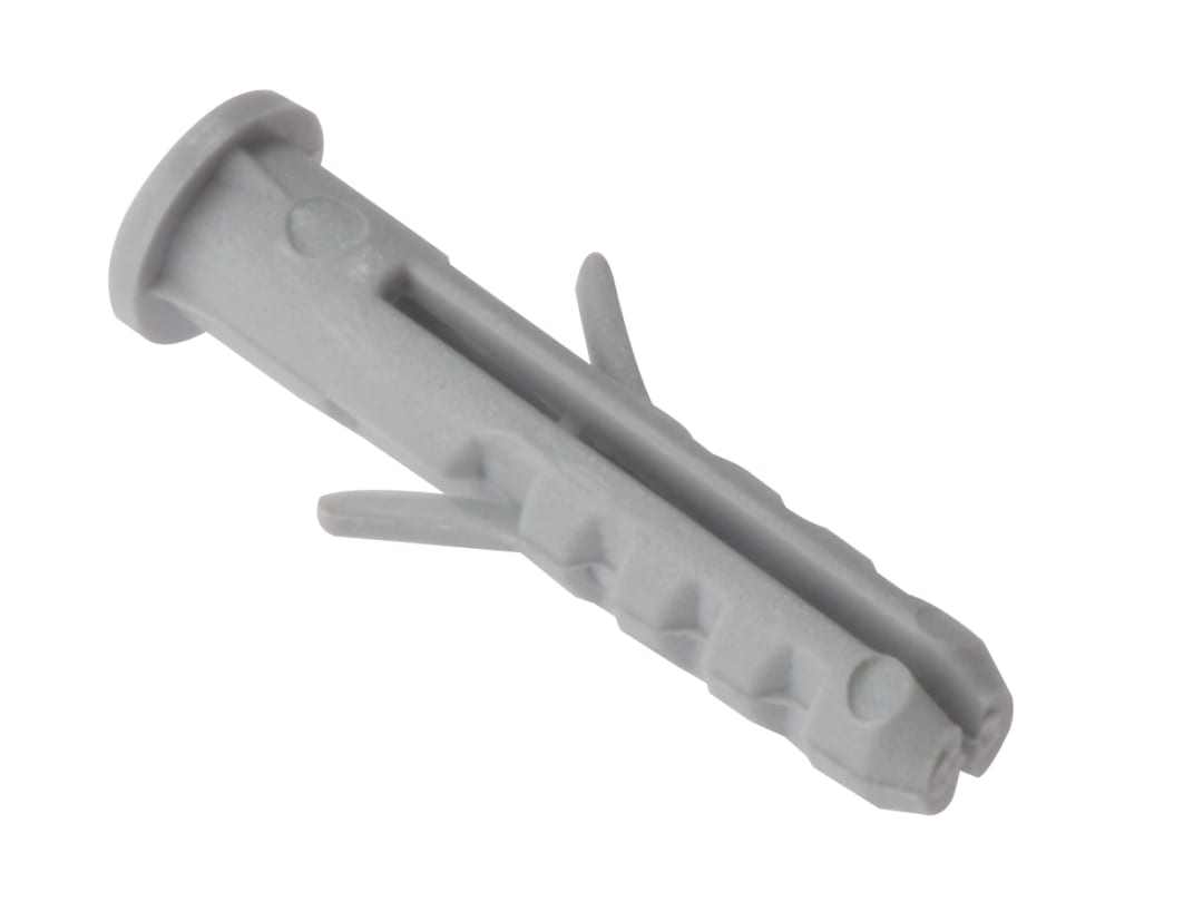 ForgeFix Nylon Wall Plug Rimmed M10 x 50mm Bag 50 50RMD1050
