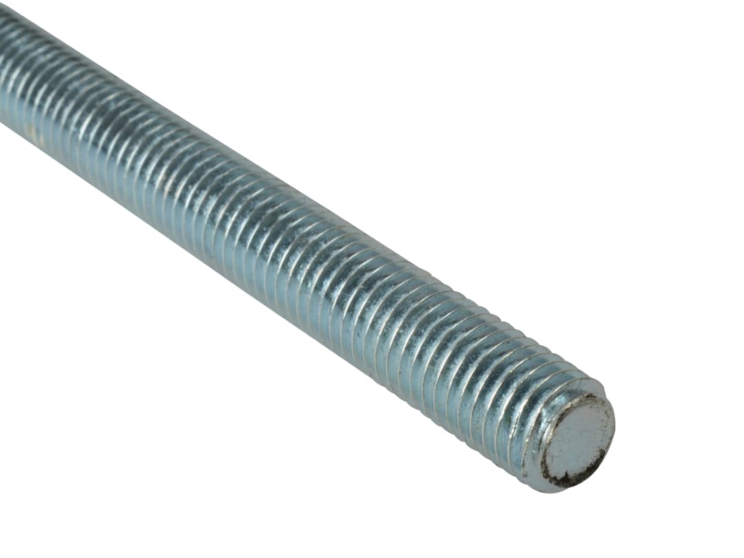 ForgeFix Threaded Rod Zinc Plated M10 x 1m Single MEMROD10