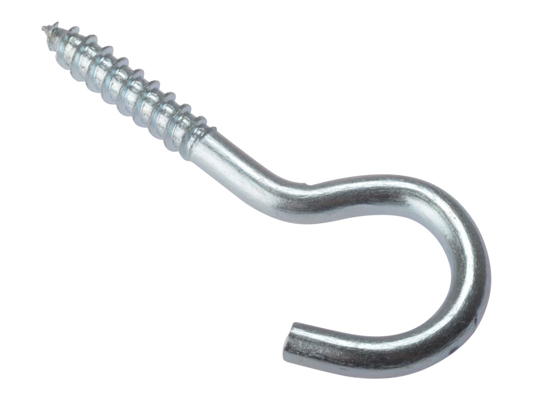 ForgeFix Screw Hook ZP 60 x 10Ga Bag 10 10SH6010