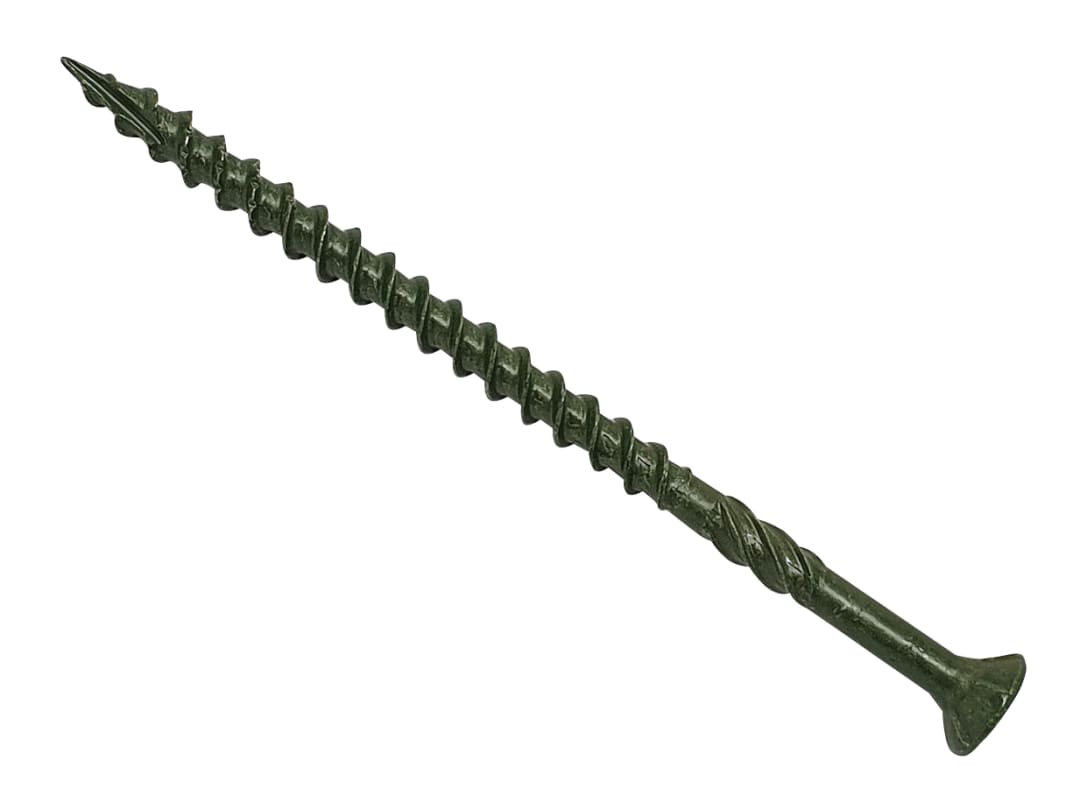 ForgeFix Spectre™ Advanced Deck PZ Compatible Screw CSK Green 5.0 x 100mm Box 100 SPEDS5100G