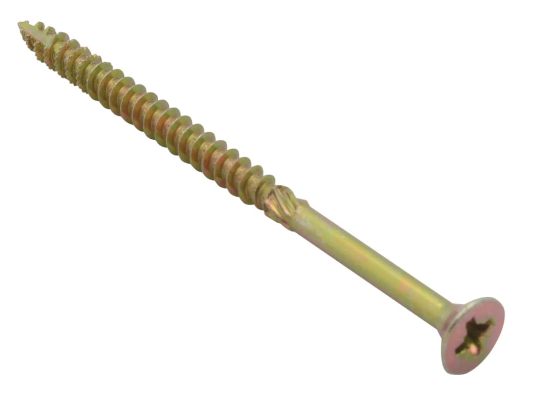 ForgeFix Spectre™ PZ Compatible Wood Screw CSK ZYP 5.0 x 100mm Box 100 SPE5100Y
