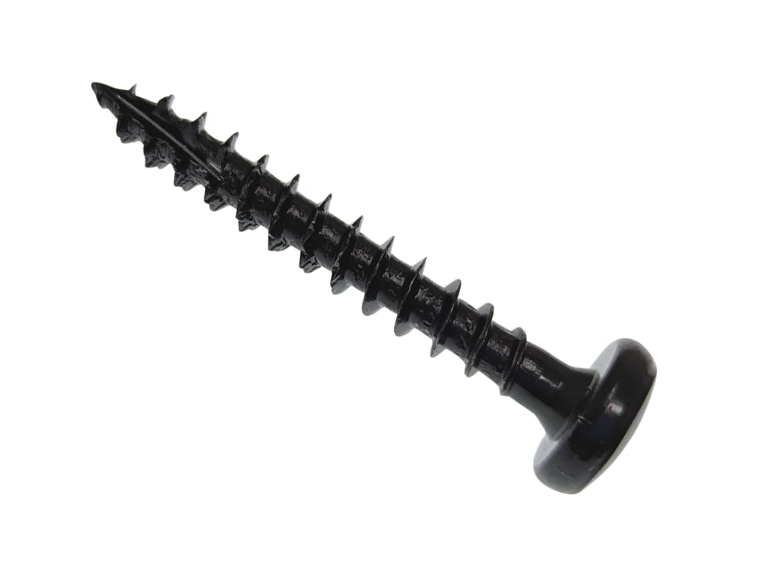 ForgeFix Spectre™ PZ Compatible Wood Screw Pan Black 3.5 x 16mm Box 200 SPEPH3516BL