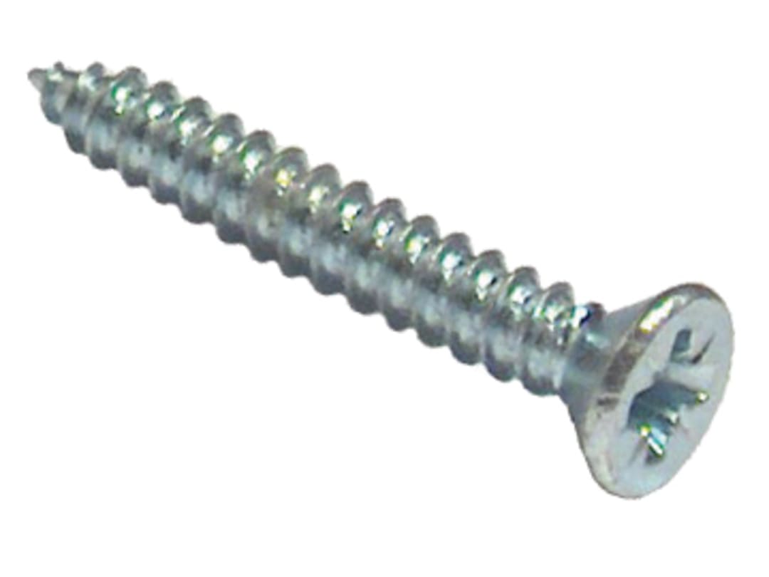 ForgeFix Self-Tapping Screw Pozi Compatible CSK ZP 1/2in x 4 Box 200 STCSK124ZP