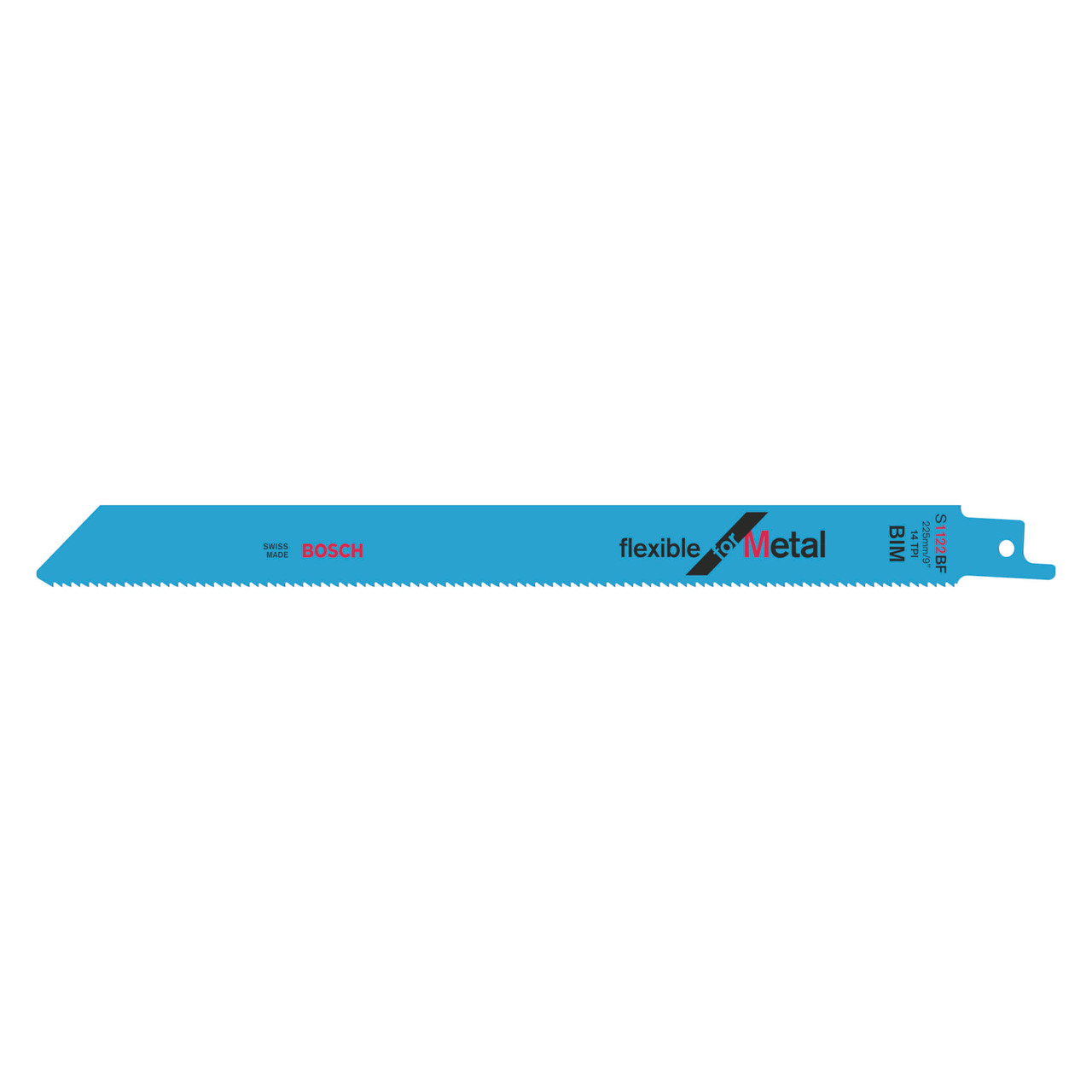 Bosch Powertool Accessories S 1122 BF Flexible for Metal Reciprocating Saw Blade 225mm 14 TPI (Pack 100) 2608656032