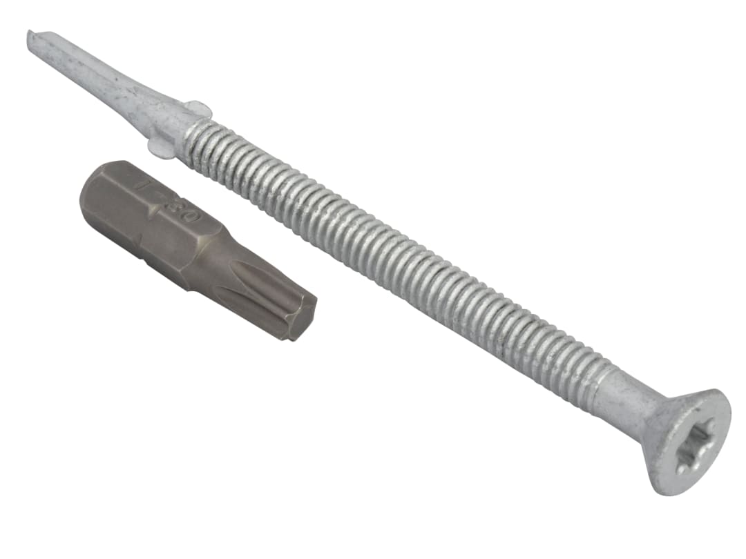 ForgeFix TechFast Roofing Screw Timber - Steel Heavy Section 5.5 x 85mm Pack 50 TFCH5585