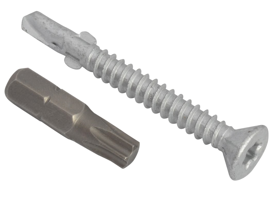 ForgeFix TechFast Roofing Screw Timber - Steel Light Section 4.8 x 38mm Pack 100 TFCL4838