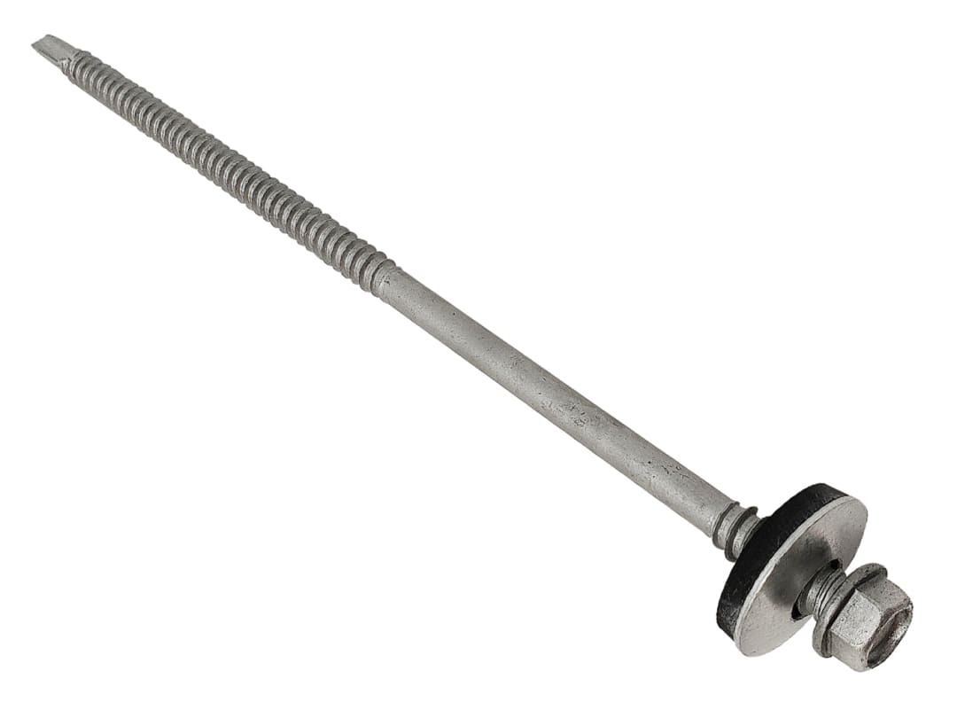 ForgeFix TechFast Composite Panels to Steel Hex Screw No.3 Tip 5.5 x 185mm Box 50 TFHW19CPSD55185L