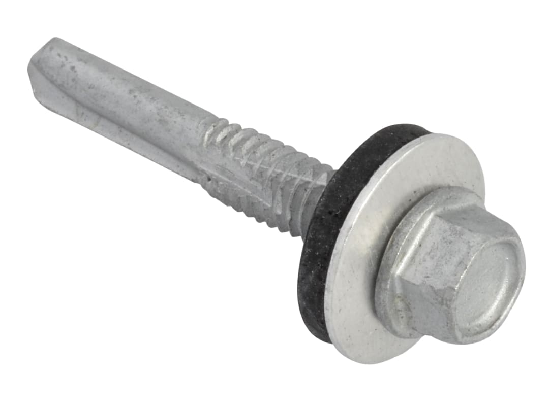 ForgeFix TechFast Hex Head Roofing Screw Self-Drill Heavy Section 5.5 x 35mm Pack 100 TFHH5535