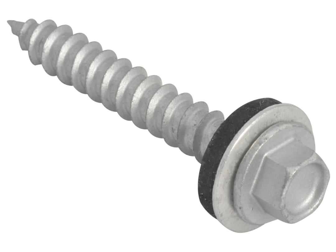 ForgeFix TechFast Hex Head Screw Sheet to Timber 6.3 x 45mm Pack 100 TFHT6345
