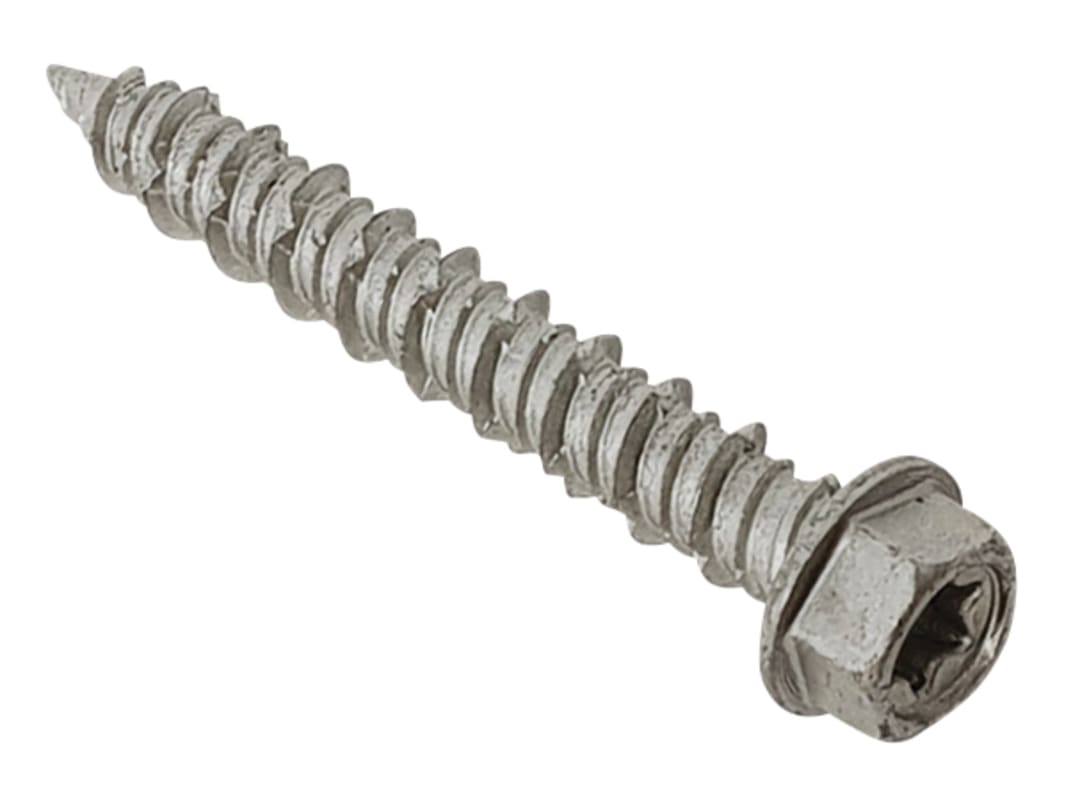 ForgeFix TechFast Masonry Screw TORX® Compatible Hex 6.3 x 57mm (Box 100) TFMSHT6357