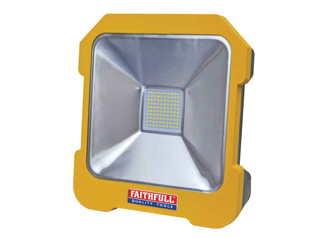Faithfull Power Plus SMD LED Task Light with Power Take Off 20W 110V EBTL1051 110VOLT