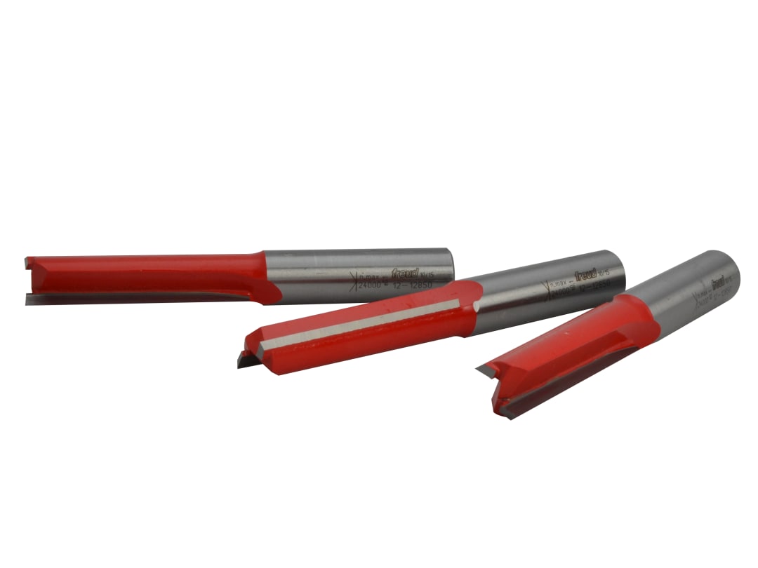 Freud Straight Worktop Jig Kitchen Cutter 12.5 x 50.5mm 1/4in Shank 3 Pack F03FR03268