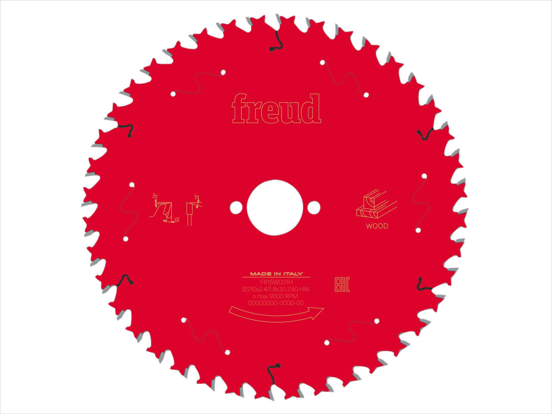 Freud Wood Circular Saw Blade 210 x 30 x 2.4/1.8mm x 40T F03FS09723