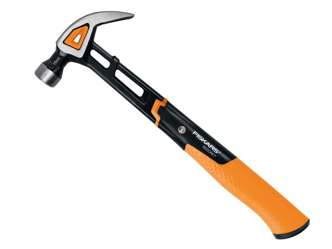 Fiskars IsoCore Curved Finishing Hammer 450g (16oz) 1027202
