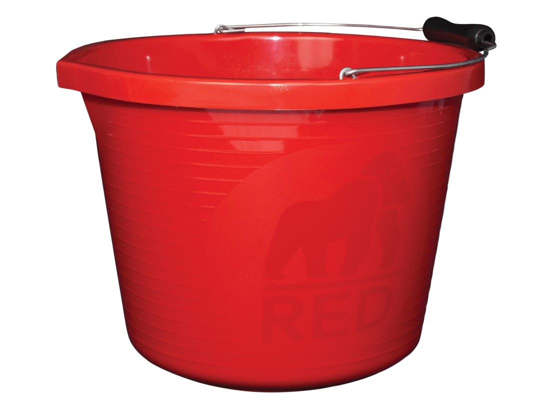 Red Gorilla Premium Bucket 14 litre (3 gallon) - Red PRM/R