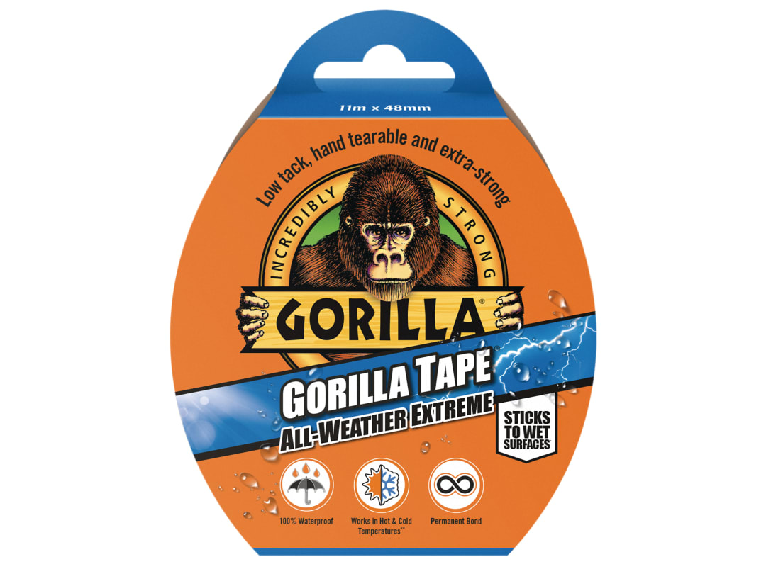 Gorilla Glue Gorilla All Weather Extreme Tape 11m Black 3044021 3044021